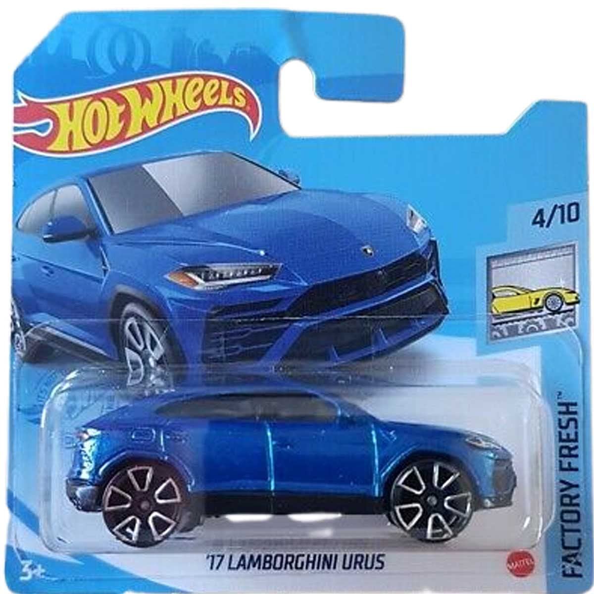 Hot Wheels '17 Lamborghini Urus Factory Fresh 4/10 (64/250) 2021 Short Card