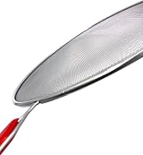 TIJAR Splatter Screen 29cm Splash Guard Lid with Handle for Pans view 2