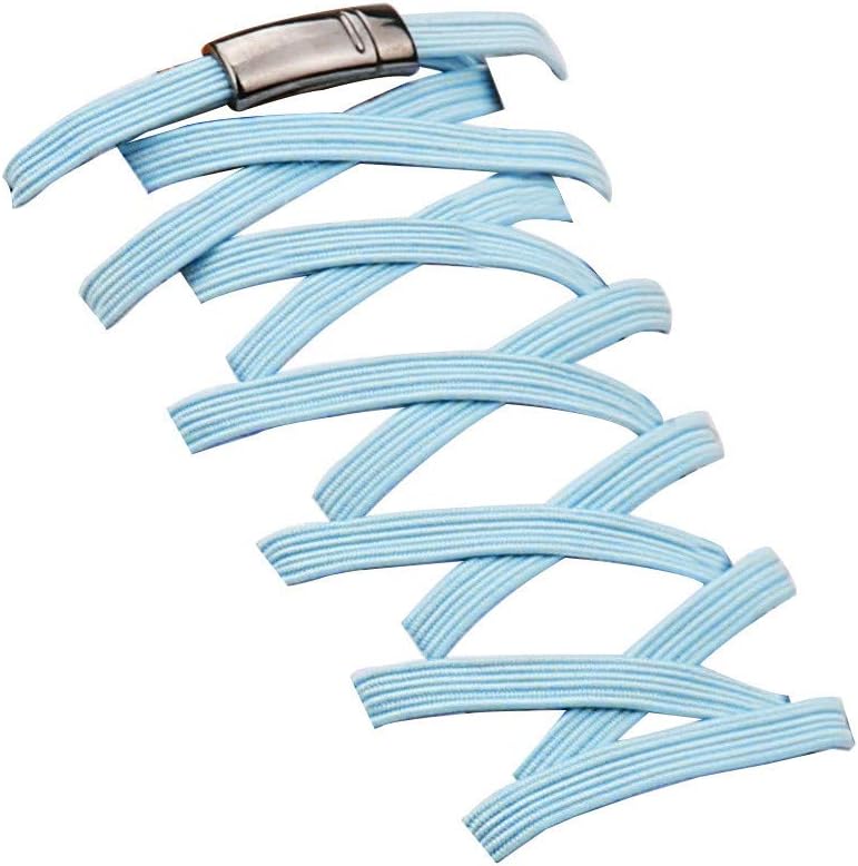 Upgraded Version No Tie Elastic Shoelaces, With Magnetic Shoe Laces Lock - One Size Fits All Kids & Adult