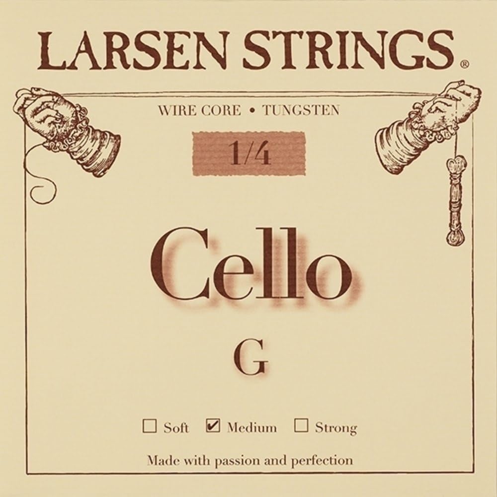 LARSEN STRINGS cello strings Original Fractional - small sizes G 1/4 Medium