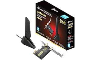 TP-Link AXE5400 WiFi 6E PCIe WiFi Card for Desktop PC (Archer TXE73E) – Tri-Band 5.4 Gbps, 6 GHz Support, Low-Latency Gaming,