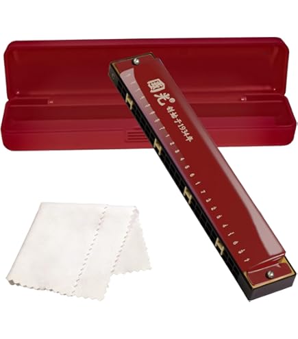 Amazon.com: Tombo Tremolo Harmonica Premium 21 No.3521c : Musical