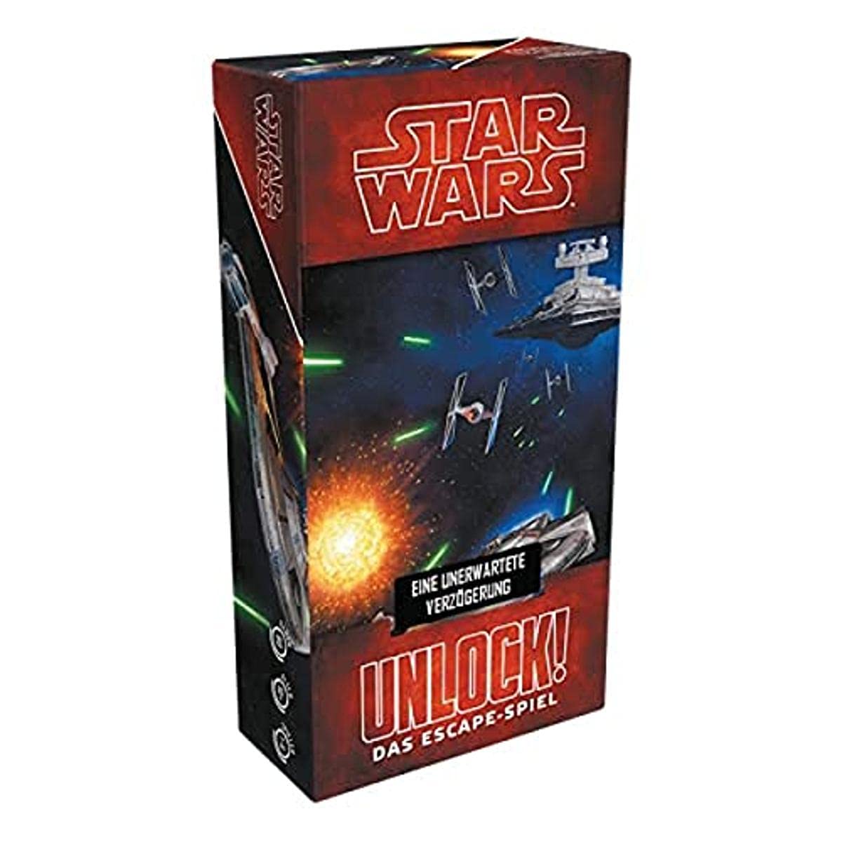 Asmodee, Unlock! Star Wars - An Unexpected Delay, Family Game, Puzzle Game, 1-6 Players, From 10+ Years, 60+ Minutes, German