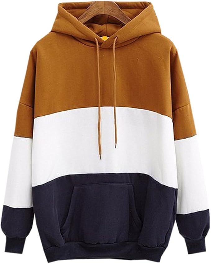 Cute Pastel Kawaii Harajuku Striped Fleece Hoodie Pullover Sweatshirts