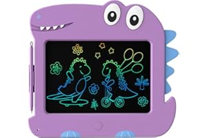 Poicbor LCD Writing Tablet Toddler Toys, 8.5 Inch Doodle Board Drawing Pad Gifts for Kids Games, Dinosaur Toy Drawing Board Christmas Birthday Gift, Drawing Tablet Toys for 3 4 5 6 7 Years Old