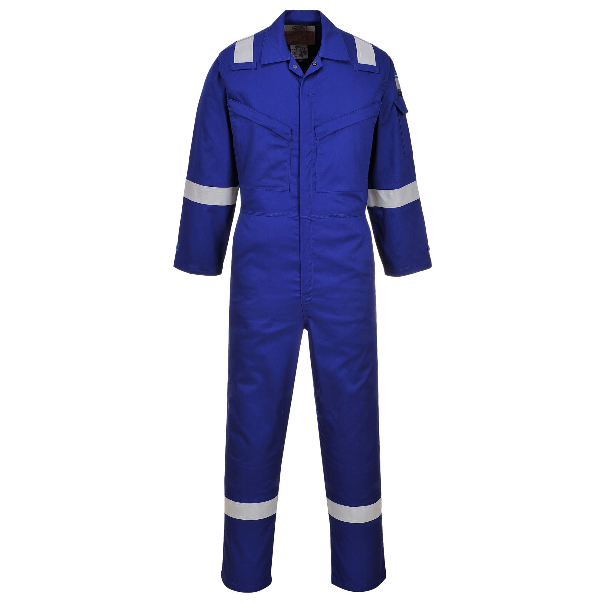 Portwest Araflame Silver Coverall, Size: 44, Colour: Royal Blue, AF73RBR44