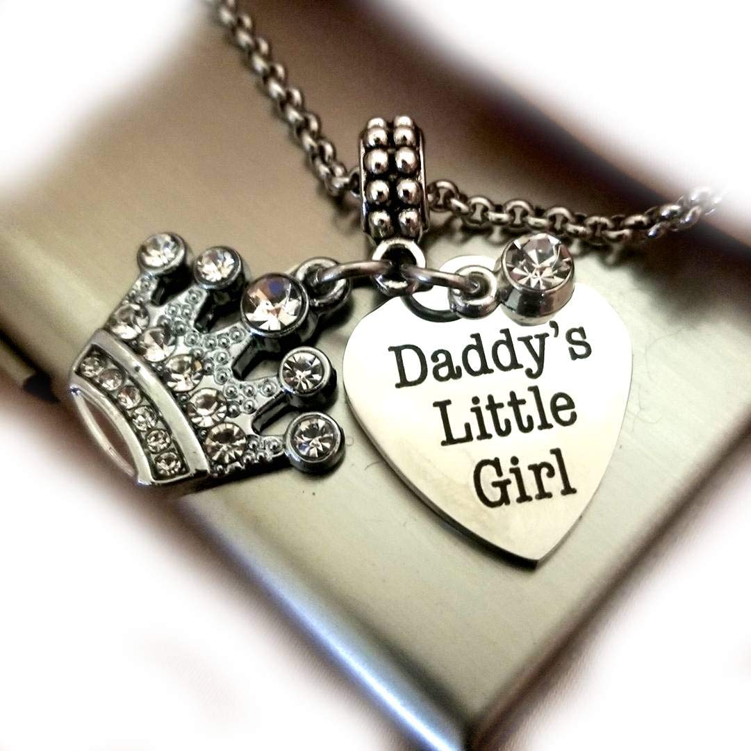 Personalized Daddy's Girl Charm with Bracelet Necklace