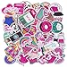 Amandir 160 PCS Girl Cute Laptop Stickers Pink Water Bottle Skateboard Luggage Bike Phone Sticker Cute Decals
