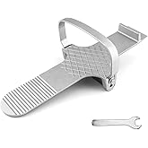 QWORK Foot Panel Lifter, Aluminum Alloy Door Lifter Tool, for Drywall Install, Hinge Installation, Plywood Lifting Tool for S
