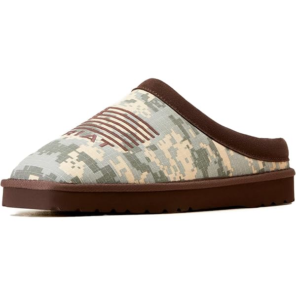 ?NEW Ariat Brown 93 Liberty Square Toe Slip-On House Slippers Ariat Men main image 3
