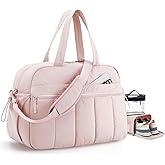 BAGSMART Gym Bag for Women, Duffle Bag for Travel with Wet Pocket, Lightweight Carry on Weekender Duffel, Water Resistant