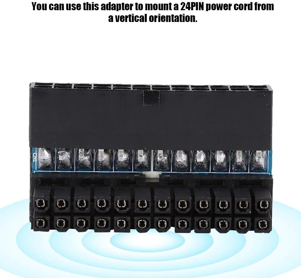 Bewinner Power Adapter, ATX 24Pin Female to 24-pin Male 90 Degree Power Adapter Motherboard Computer Connectors - Image 4