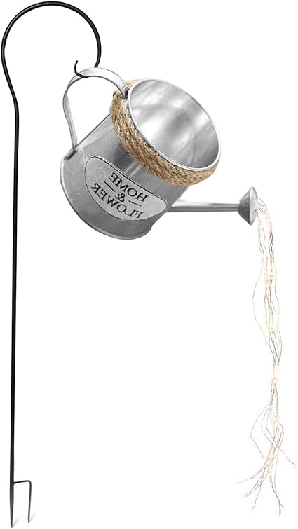 Sannysis Star Shower Garden Art Light Dekoration, Silber Wire Vine