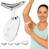 MyoGlow Arm Sculpting Device, LED Red Light for Face, Neck, Arms, Legs | My Derma Dream, 3 Brightness Settings, Sonic Vibration, Rechargeable Cordless, Jawline, Thighs, Travel Size