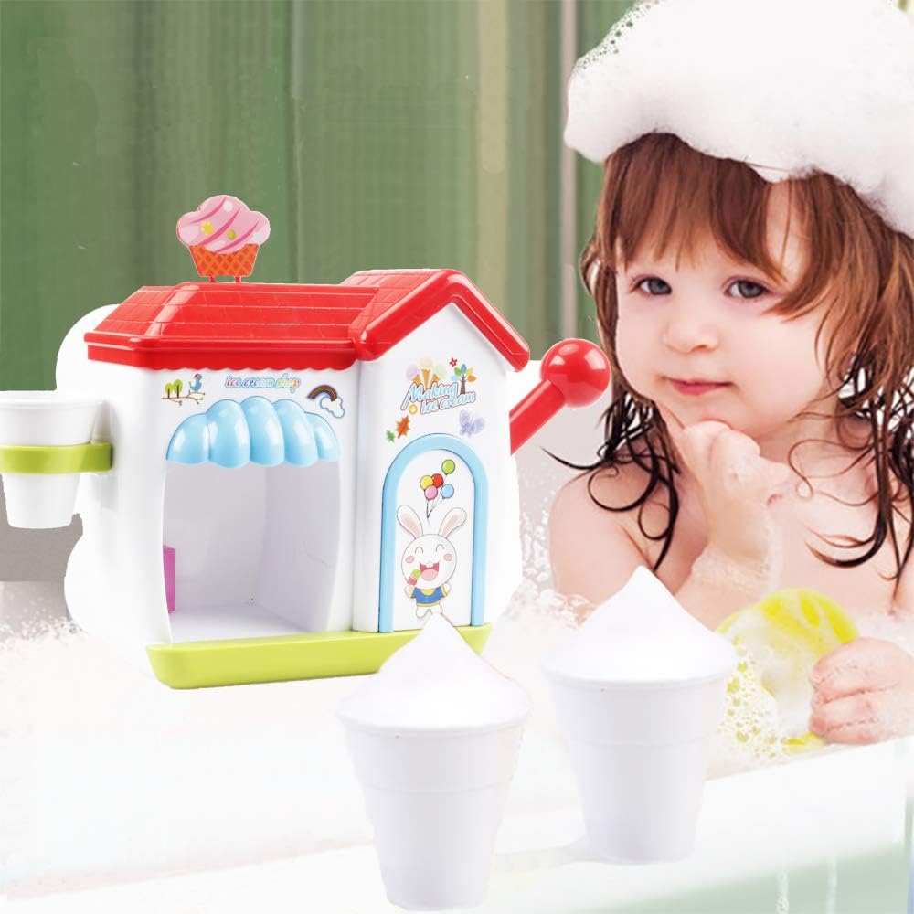 ice cream bubble bath toy