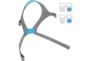 NITTIID Large Size Headgear for AirFit F20 /AirTouch F20,1 Pack Large Size Replacement Headgear for F20 Mask with 2 Pair Magnetic Clips