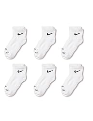 Nike 6-Pack Performance Quarter Cut Socks, 5-7
