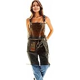 MIKI WELL Hair Stylist Apron with pocket - Waterproof Transparent Salon Apron,One-Size-Fits-Most, Adjustable webbing