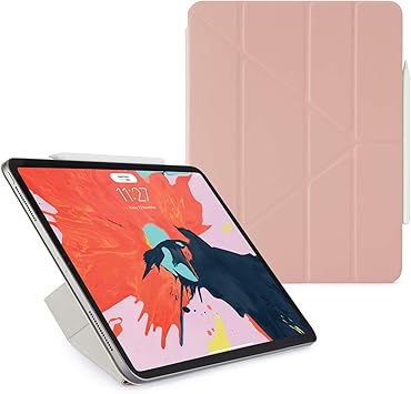 Amazon Com Pipetto 18 Smooth 12 9 Inch Ipad Pro 3rd Gen Folio Pencil Case Pencil 2 Sync And Charge Defender Stand Shell Cover For Apple 5 In 1 Folding Position With Auto Sleep Wake