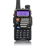 BAOFENG UV-5R+Plus Two Way Radio Handheld Transceiver, Dual Band Walkie Talkie Long Range for Adults, Black