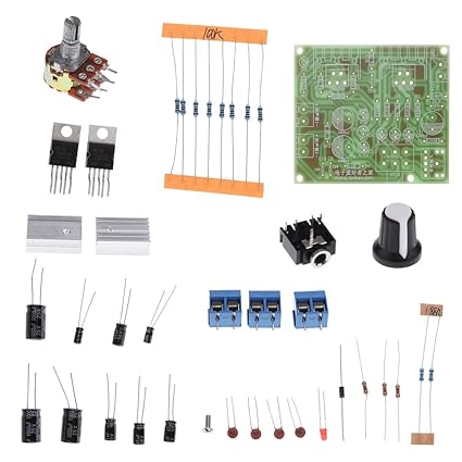 AC/DC 12V TDA2030A Dual Channel 2x15W Amplifier Board Module DIY Kit