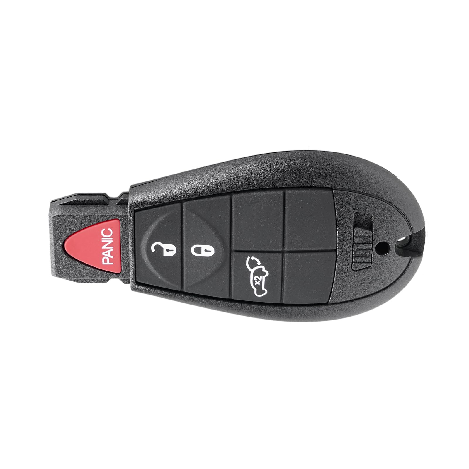 MACHSWON Keyless Entry Remote Car Key Fob 4 Buttons GQ4-53T Replacement with Door Key for J-e-ep Cherokee 2014-2019