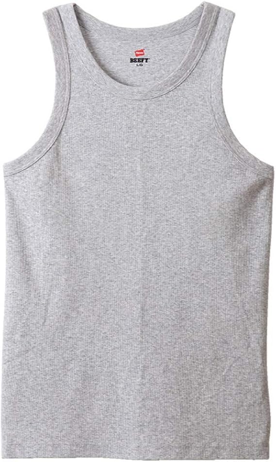 Amazon へインズ Hanes リブ タンクトップ テレコ素材 ヘビーウエイト生地 ノースリーブ カットソー ショートスリーブ メンズ レディース Hm3 R102 タンクトップ 通販