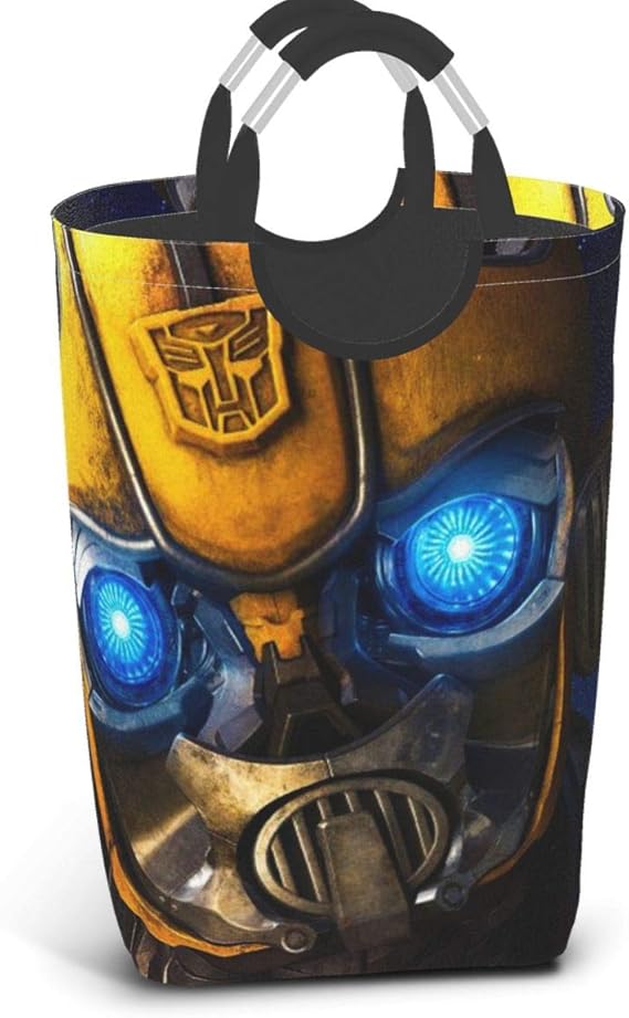 ESCFLAG Laundry Basket Bumblebee Transformers Love Eyes