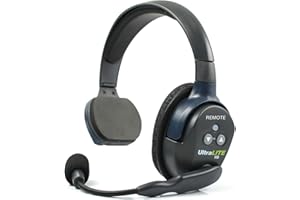 EARTEC ULSR-HD Ultralite HD Single Ear Add-On or Replacement Remote Headset, HD Version Only, Full Duplex Wireless Communication, Includes Rechargeable Battery