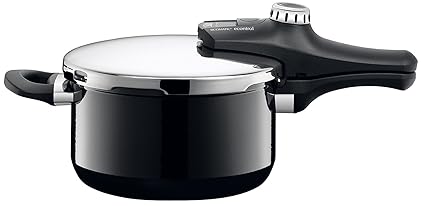 Silit Sicomatic econtrol Schnellkochtopf 4,5 L, Silargan Funktionskeramik, 3 Kochstufen Einhand-Drehregler induktionsgeeignet
