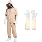 Quxddy XXL One-Piece Bee Suits for Men Sting Proof, Wasp Suit Sting Proof for Beekeeping