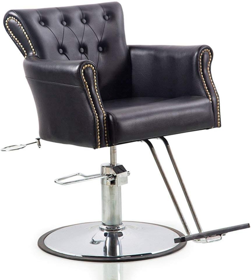 BigBeauty Salon Chair with Hair Dryer Holder for Hair Cutting Styling Color Fashion Salon Furniture Equipment