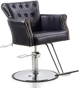 BigBeauty Salon Chair with Hair Dryer Holder for Hair Cutting Styling Color Fashion Salon Furniture Equipment