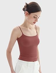 PUMIEY Womens Tank Tops Square Neck Sleeveless