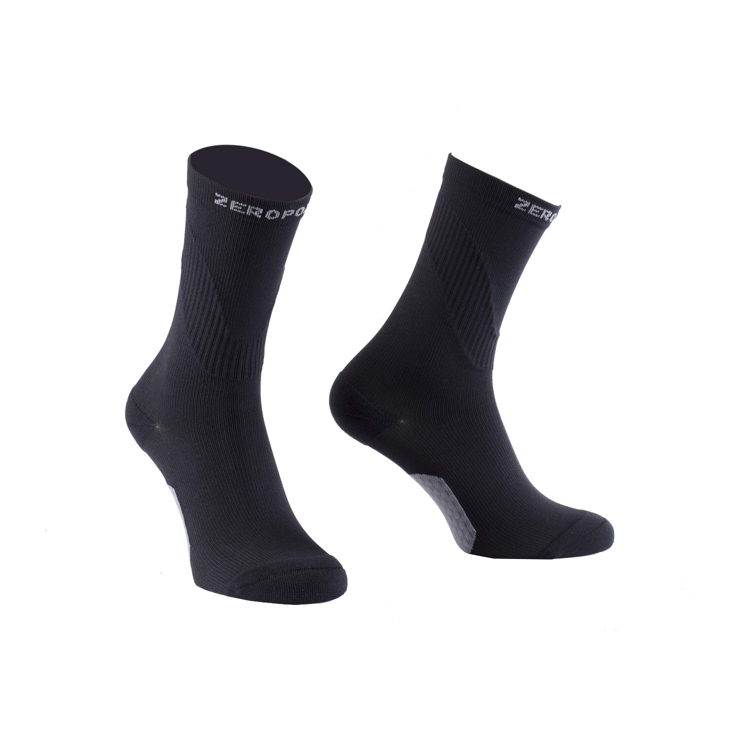 Zeropoint Compression Crew Sock Dark Grey (Small)