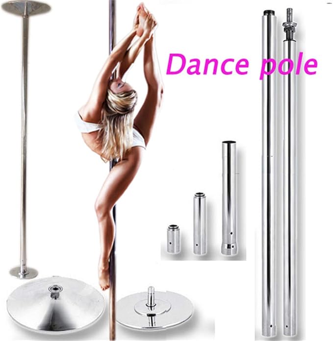 YOCAPE Stripper Pole Dance - Barra de baile 360 arañas portátil, desmontable, para entrenamiento, baile, ejercicio, fitness: Amazon.es: Deportes y aire libre