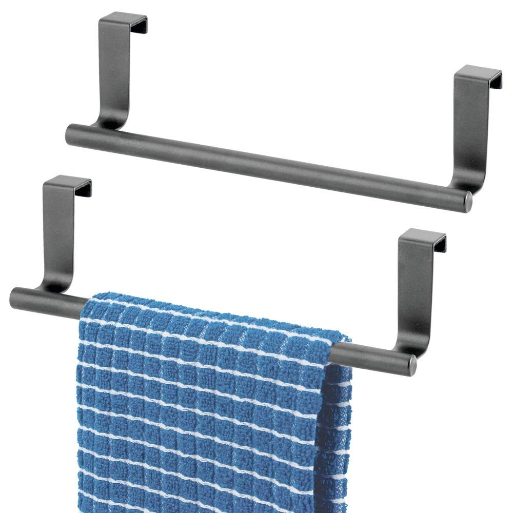 Best Mdesign Over-The-Cabinet Kitchen Dish Towel Bar Holder