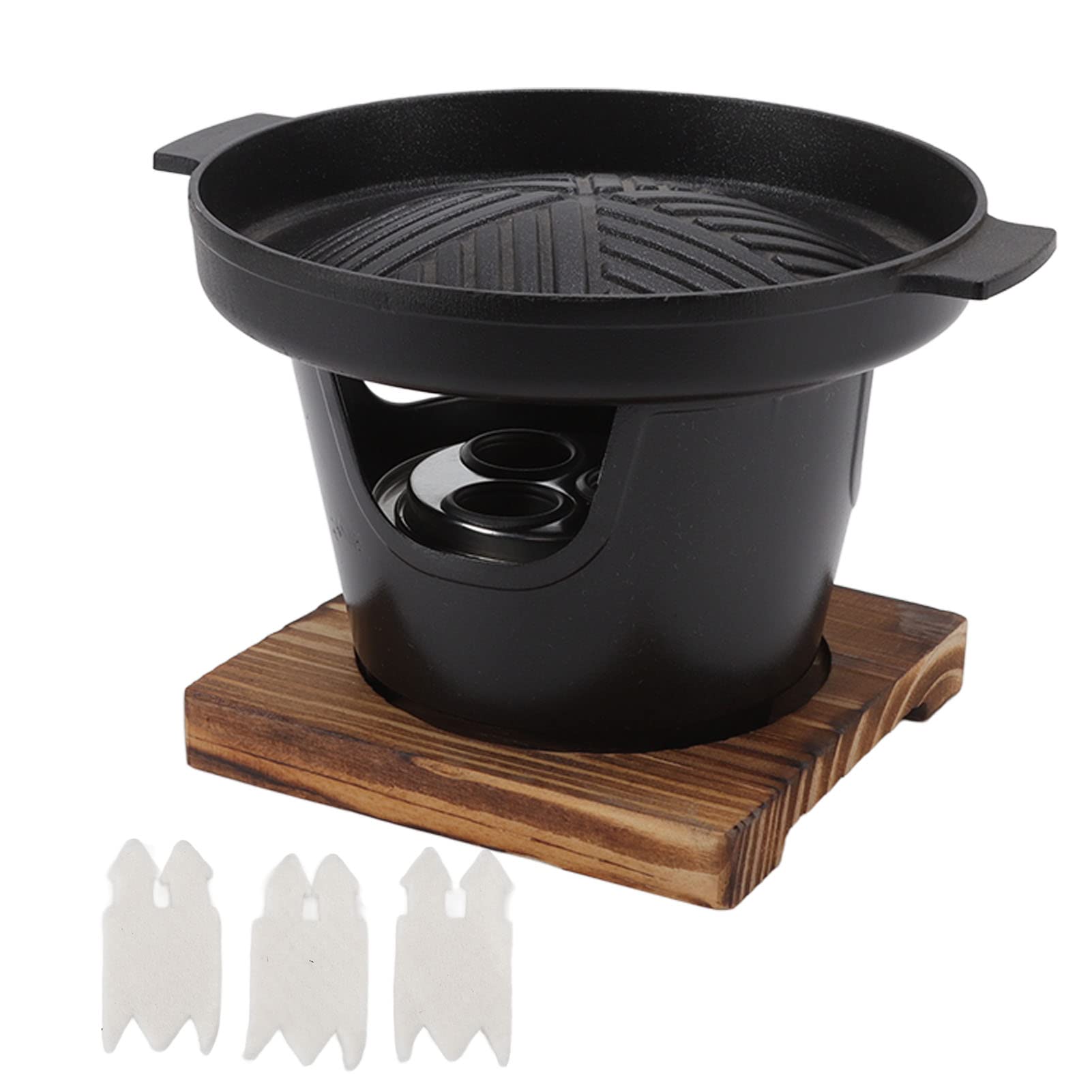 Mini BBQ Grill Tabletop Mini Indoor Grill Portable Indoor BBQ Grill Smokeless with Stick Proof Smokeless Design, Indoor Grill Smokeless Suitable for Camping Picnic Home (HN-BBQ18A)