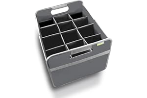 meori – Collapsible Wine Tote Bag, Durable Wine Bag 12 Bottle, Tear-Resistant Reusable Drink Tote Bags for Alcohol, Foldable Drink Carrier, Portable Wine Carrier, Wine Lovers Gift, Granite Grey