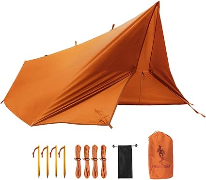 Free Soldier Waterproof Portable Tarp Multifunctional Outdoor Camping Traveling Awning Backpacking Tarp Shelter Rain Tarp Orange Amazon Ca Sports Outdoors