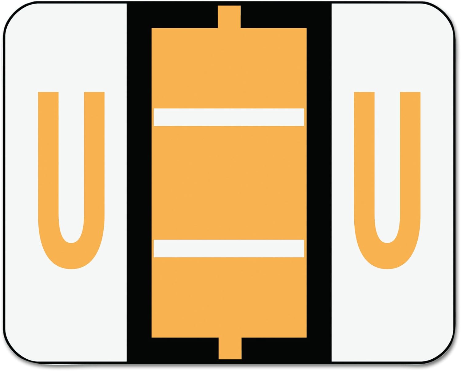 Smead BCCR Bar-Style Color-Coded Alphabetic Label, R, Label Roll, Brown, 500 labels per Roll, (67088) : File Folder Labels : Office Products
