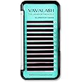 Ellipse Eyelash Extensions 0.15mm D Curl 8mm Flat Eyelash Extension Supplies Light Lashes Matte Individual Eyelashes Salon Use Black Mink False Lashes Mink Lashes Extensions(D-0.15-8mm)