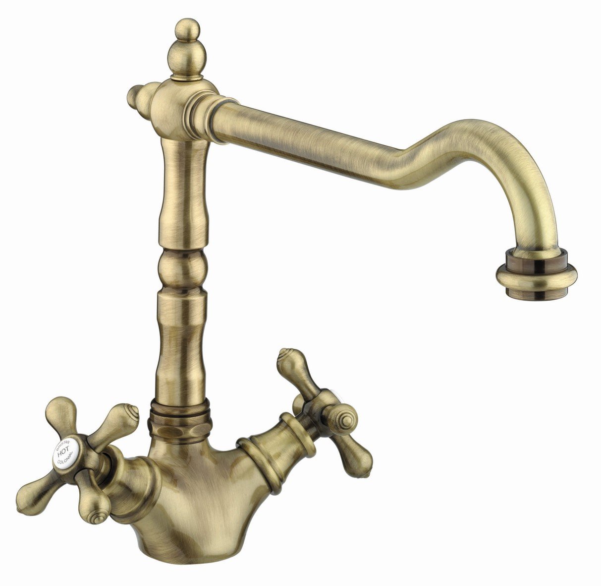 Bristan K SNK EF ABRZ to Colonial Easyfit Sink Mixer Antique Bronze Tap Only Kitchen