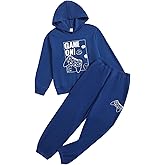 Cakaner Boys Sweatsuit Graphic Printed Hoodie Sweatshirt and Jogger Pant Sets Sizes 5-12