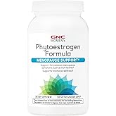 GNC Women's Phytoestrogen Formula, Menopause Symptom Relief, 120 Softgels | Supports Hormonal Wellness and Mood Balance, Helps Relieve Menopause Symptoms, Sodium Free and Starch Free