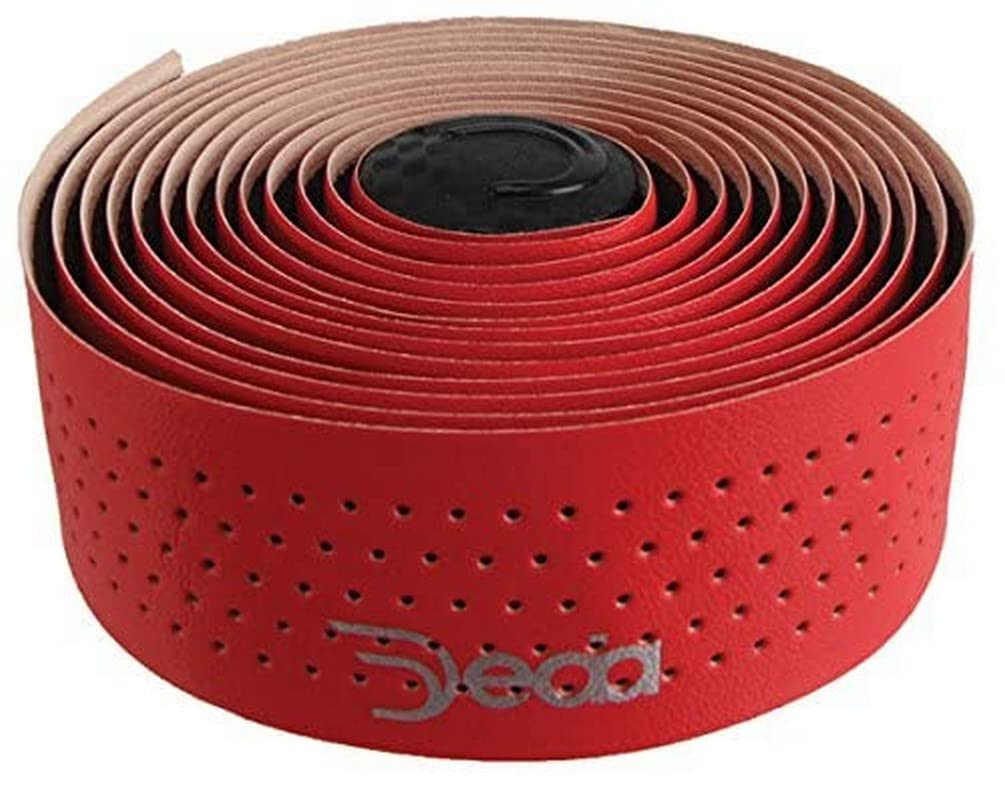 Deda Elementi Men's Cork Handlebar Tape, Red, One Size
