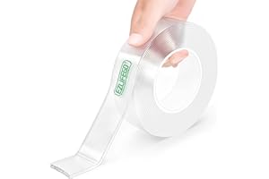 EZlifego Double Sided Tape Heavy Duty, Extra Large Nano Double Sided Adhesive Tape, Clear Mounting Tape Picture Hanging Adhes