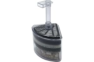 Aquapapa Corner Filter Bio Sponge Ceramic Air Pump Driven for Fry Shrimp Nano Fish Tank Aquarium XY-2008 (Ship from CA USA)