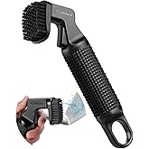 CADDURA Golf Club Cleaner, Heavy-Duty Nylon Bristle Brush Cleaner with 80ml Spray Bottle, Anti-Leak Design and Ergonomic Grip Professional Golf Gift for Men