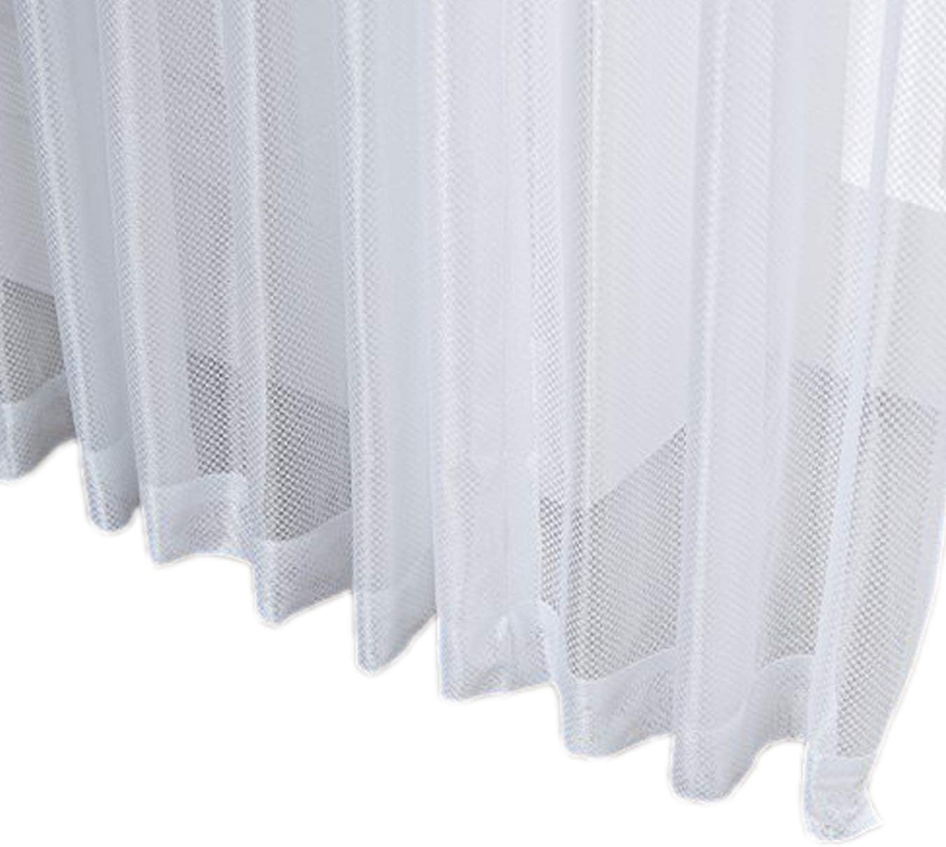 Amazon ユイツ レースカーテン 夜も透けにくいレースカーテン 外から見えにくい Uvカット ミラーレースカーテン 0x213cm ホワイト1組1枚入り カーテンレールとタッセル除く レースカーテン オンライン通販